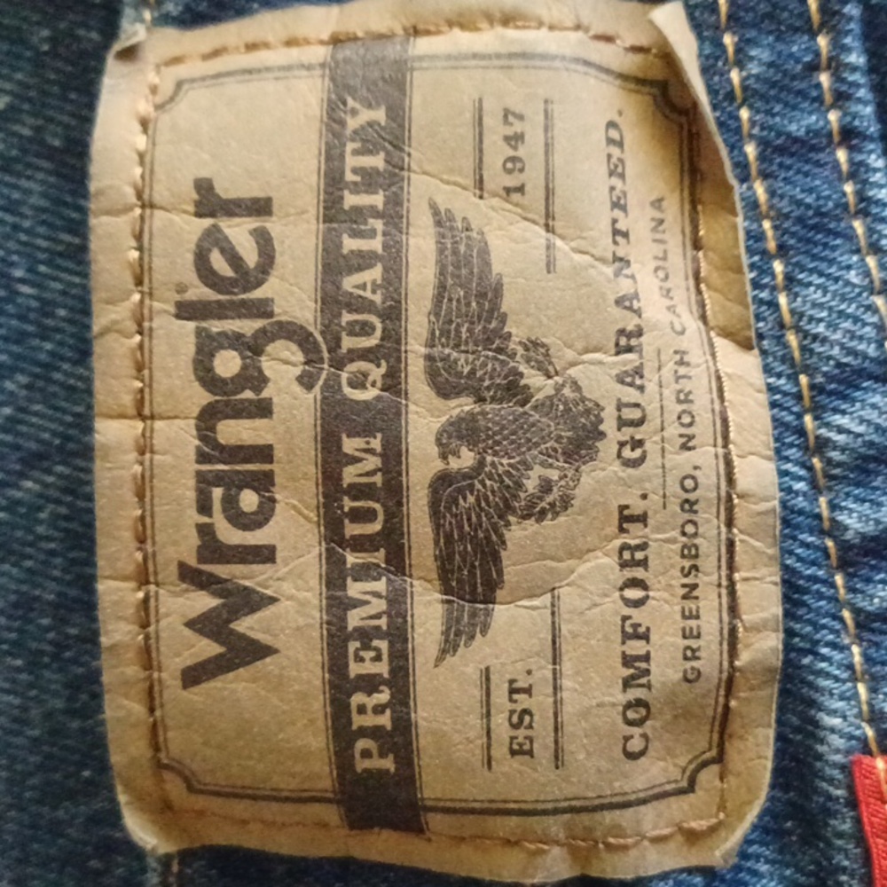 Wrangler blue jeans size 34 X 30 - Picture 3 of 4